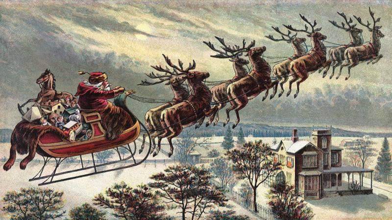 Santa Claus là “phiên bản” ông già Noel phổ biến nhất trên thế giới. Hàng năm, cứ tới đêm Giáng sinh 24/12, ông lại cưỡi trên cỗ xe được kéo bởi 9 chú tuần lộc đáng yêu bay khắp bầu trời, tặng cho trẻ em những món quà đặc biệt.