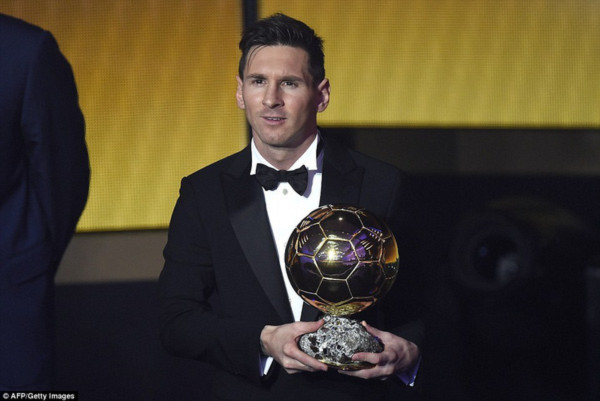 Vượt Ronaldo, Messi đoạt Quả bóng vàng FIFA 2015 - Ảnh 2. Vượt Ronaldo, Messi đoạt Quả bóng vàng FIFA 2015 - Ảnh 2.
