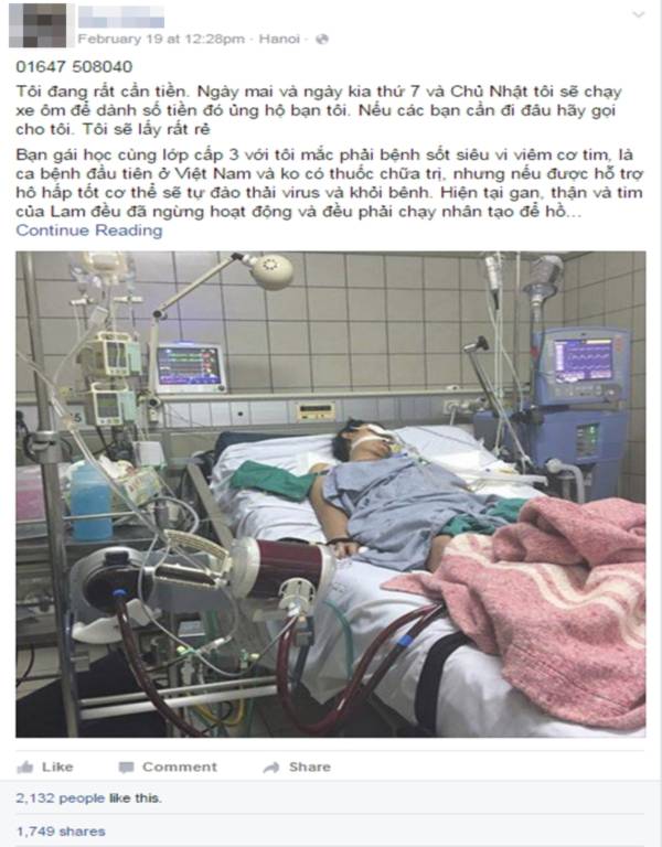 Nam sinh ĐH Bách khoa Hà Nội chạy xe ôm kiếm tiền chữa bệnh hiểm nghèo cho bạn - Ảnh 1. Nam sinh ĐH Bách khoa Hà Nội chạy xe ôm kiếm tiền chữa bệnh hiểm nghèo cho bạn - Ảnh 1.