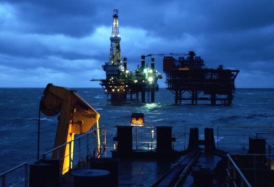 Dàn khoan thăm dò dầu khí của CNOOC ở vịnh Bột Hải.