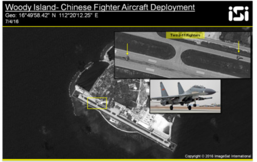 Báo Mỹ: Trung Quốc triển khai 2 chiếc J-11 tới đảo Phú Lâm - Ảnh 1