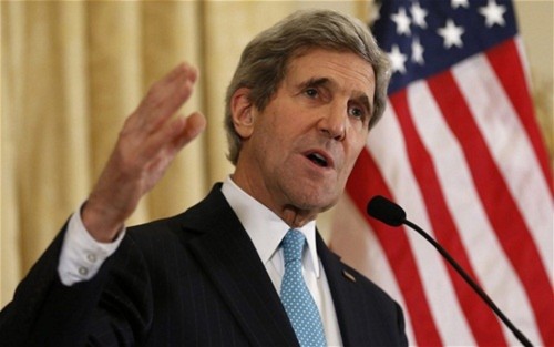 Ngoại trưởng Mỹ John Kerry. Ảnh: Telegraph