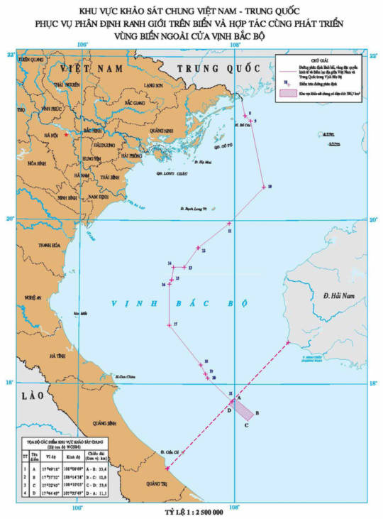 Việt Nam - Trung Quốc kết thúc khảo sát chung trên biển