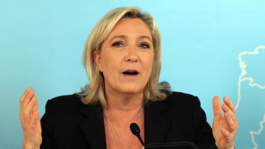 Bà Marine Le Pen, lãnh đạo Đảng Mặt trận Dân tộc Pháp. Ảnh: AP