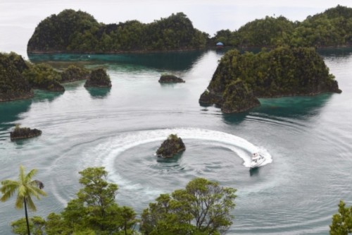 Indonesia đang đẩy mạnh tuần tra chống đánh bắt hải sản trái phép. Ảnh: