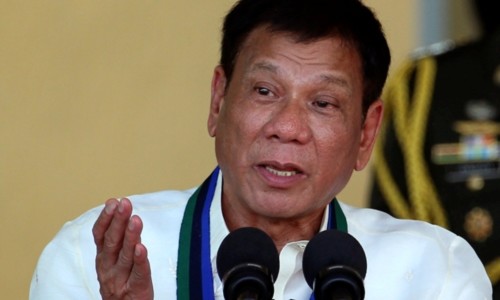 Tổng thống Philippines Rodrigo Duterte. Ảnh: Reuters.