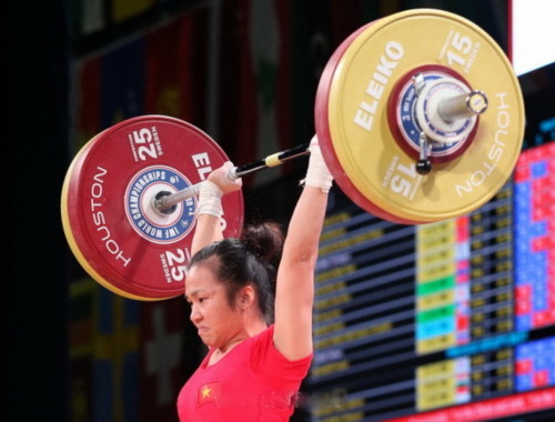 Lực sĩ Vương Thị Huyền