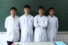 Đoàn học sinh Việt Nam tham gia kỳ thi Olympic Hóa học quốc tế năm 2016 tại Gruzia, Ảnh: Quý Trung- TTXVN