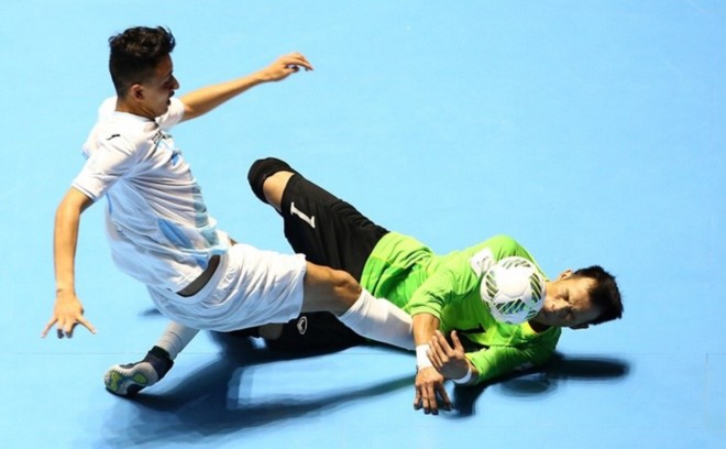 Màn chào sân của futsal Việt Nam ở World Cup 2016 - ảnh thể thao