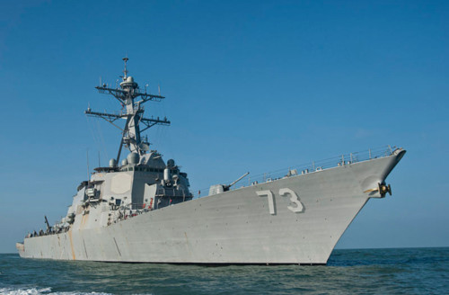 Tàu chiến Mỹ USS Decatur. Ảnh: Wikipedia