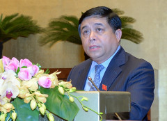 Bộ trưởng Kế hoạch & Đầu tư Nguyễn Chí Dũng cho biết nguồn lực thực hiện tái cơ cấu kinh tế 2016-2020 khoảng 10,57 triệu tỷ đồng. Ảnh: Q.H - vnexpress.net