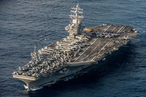 Tàu sân bay USS Ronald Reagan. Ảnh: