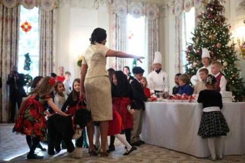 Kết quả hình ảnh cho Nhà Trắng lung linh trong Giáng sinh cuối cùng của nhà Obama