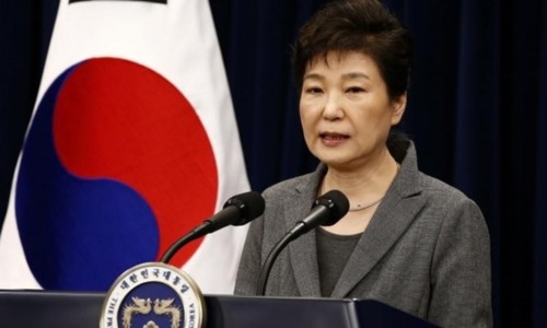 Tổng thống Hàn Quốc Park Geun-hye. Ảnh: Reuters.