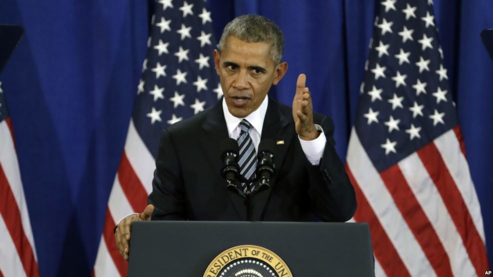 Kết quả hình ảnh cho Obama lệnh xét lại toàn diện cuộc tấn công mạng bầu cử tổng thống Mỹ