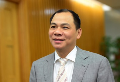 Tỷ phú Phạm Nhật Vượng được thống kê là người giàu nhất Việt Nam (tính theo tài sản nổi). Ảnh internet