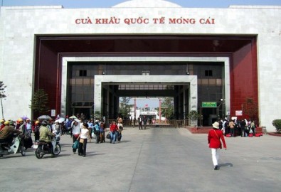 Cửa khẩu Móng Cái. Ảnh internet