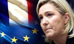 Bà Marine Le Pen tuyên bố sẽ mở cuộc bỏ phiếu rời khỏi EU nếu đắc cử tổng thống Pháp. (Ảnh: Getty)