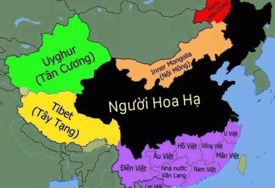 bản đồ Bách Việt
