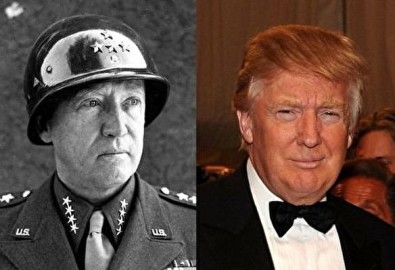 Trump (bên phải) và Patton (trái) rất giống nhau. (Ảnh: Epoch Times)