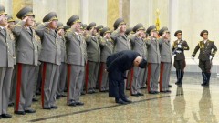 Ông Kim Jong-un trong ngày kỷ niệm sinh nhật cố Chủ tịch Kim Jong-il năm 2015. (Ảnh: AFP)