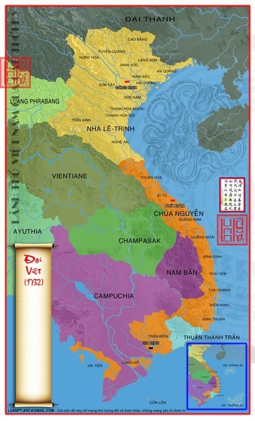 bản đồ Đại Việt 