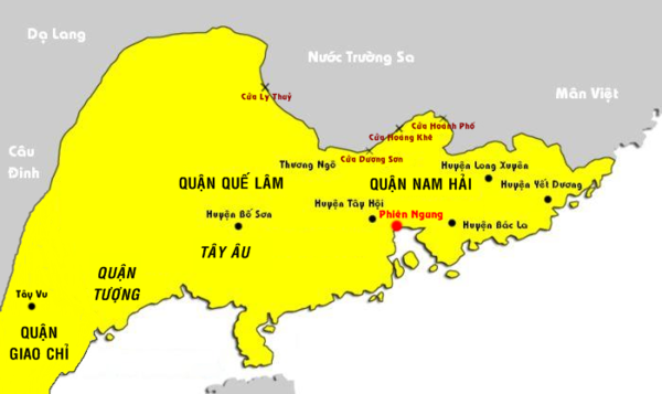 bản đồ Nam Việt