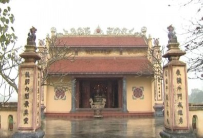 Đền thờ Phạm Đình Trọng tại làng Khinh Dao, xã An Thông, An Dương, Hải phòng.