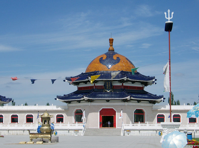 Lăng của Thành Cát Tư Hãn tại Ordos (Ngạc Nhĩ Đa Tư), Nội Mông Cổ, Trung Quốc. (Ảnh từ wikipedia.org)