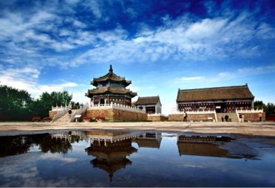 Kinh thành Hách Đồ A Lạp (Hưng Kinh). (Ảnh từ read01.com)