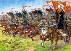 Kỵ binh có cánh nổi tiếng bất khả chiến bại của Ba Lan. (Ảnh từ niceimgro.pw)