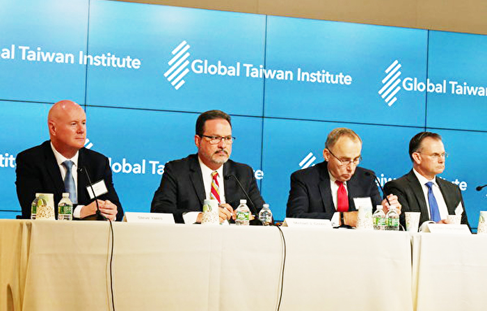 Giới tinh hoa chính trị Hoa Kỳ đã tham dự hoạt động của Global Taiwan Institute tại Washington DC. (Ảnh: Epoch Times)