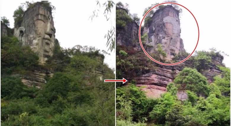Ngày 14/5/2019, chính quyền Trung Quốc đã dùng xi măng lấp phẳng mặt bức tượng Phật bằng đá lớn nhất thế giới tại tỉnh Quý Châu, Trung Quốc.