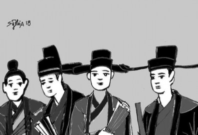 Vài nét về họ Trần làng Điền Trì xứ khoa bảng Hải Dương
(Tranh minh họa: Họa sĩ Sỹ Hòa, Báo Bình Phước Online)